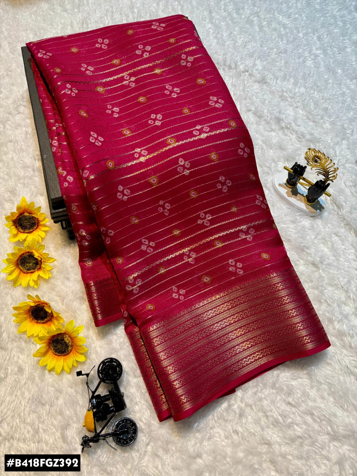 premium georgette sarees