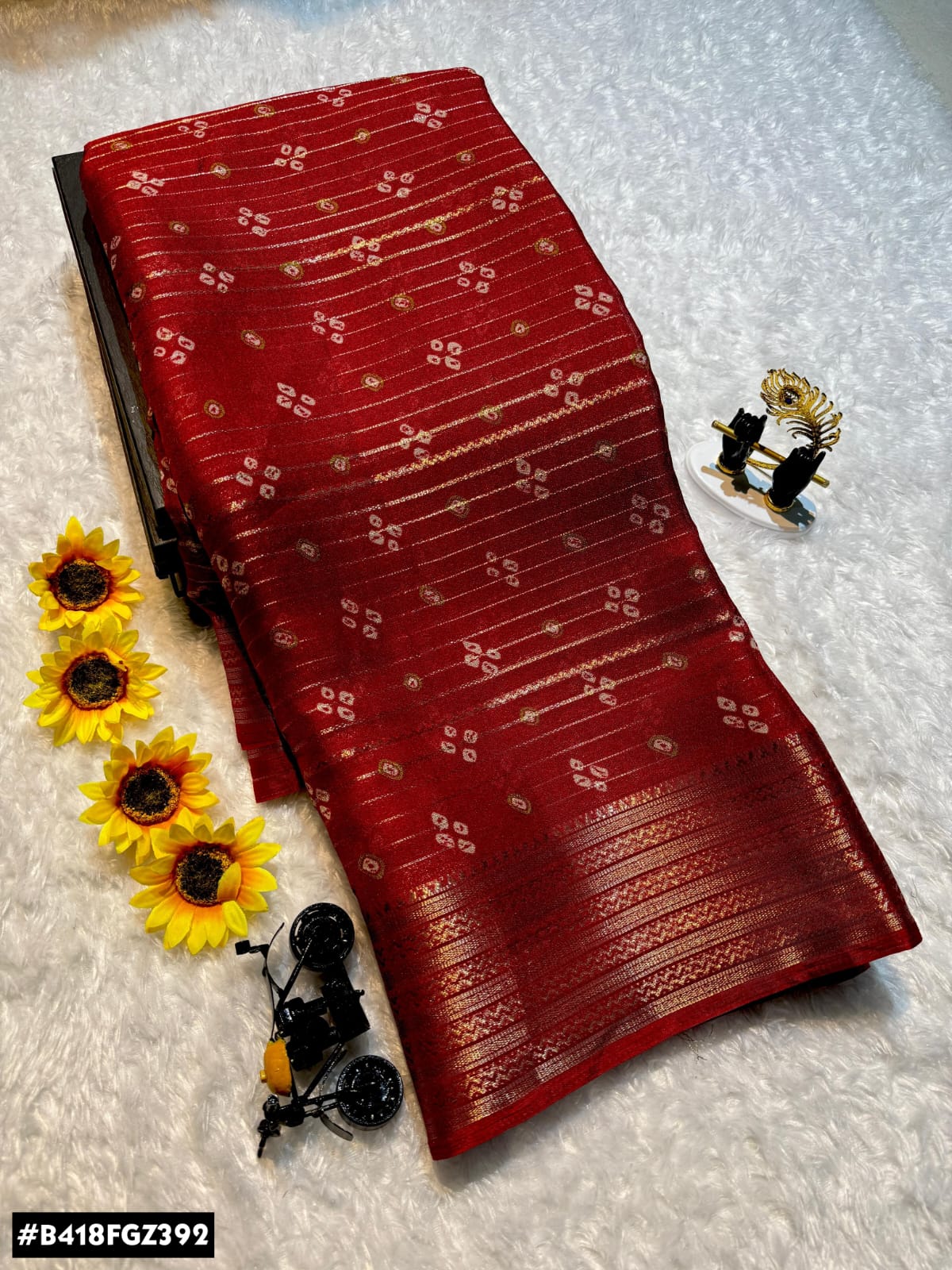 premium georgette sarees